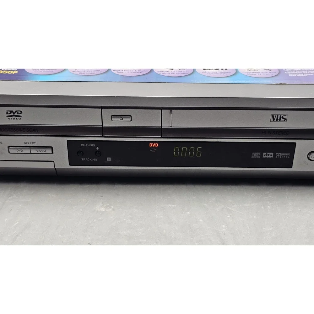 Sony SLV-D350P VCR DVD Combo Player VHS Player Tested Working